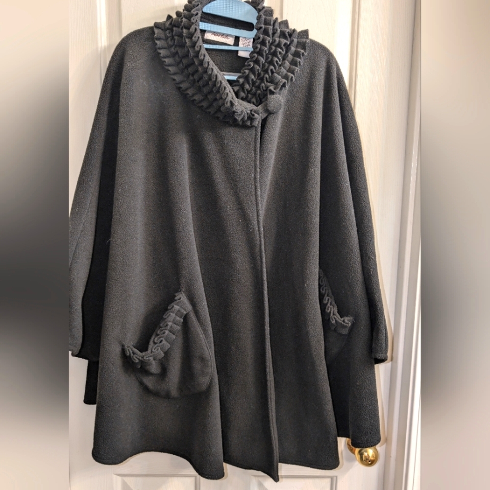 Le Moda Black Stylish Poncho